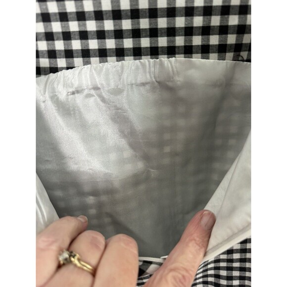 VTG Sz 14 Sleeveless Sheath Dress Collections by Cross Country Fashions Gingham - Picture 6 of 6